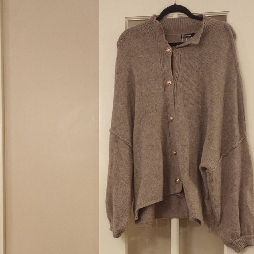 PrettyGarden Women's Sweater in Taupe